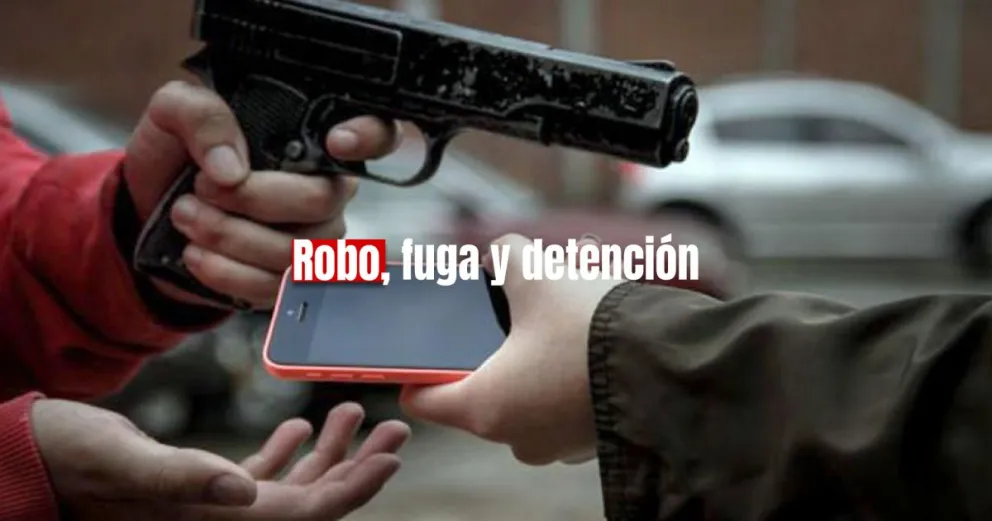 Un ladrón robó un celular y fue atrapado cuando intentó fugarse 