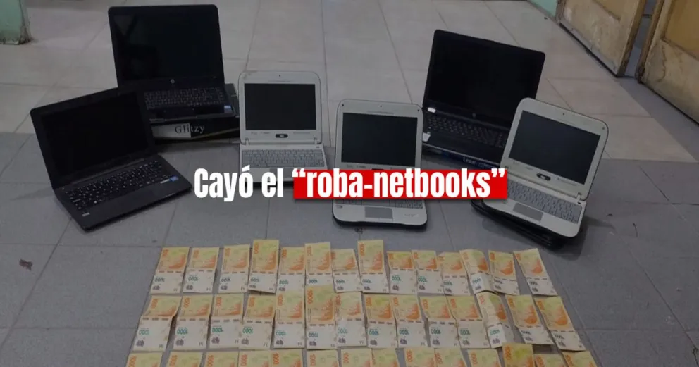 Entró a una casa y se robó varias computadoras y dinero: fue detenido