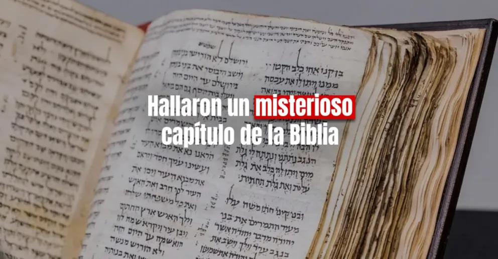 Increíble descubrimiento: científicos hallaron un capítulo de la Biblia de más de 1.500 años