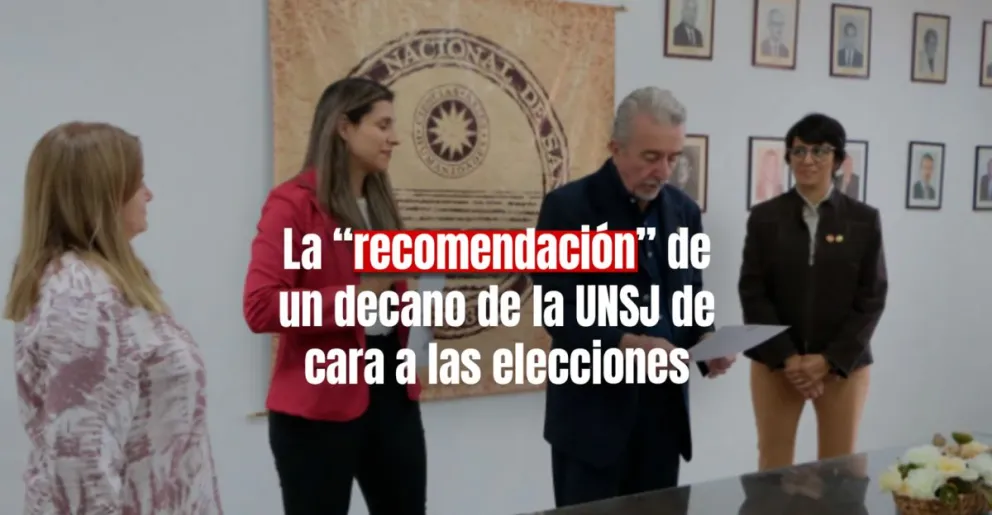 Un decano de la UNSJ pidió no votar al liberalismo