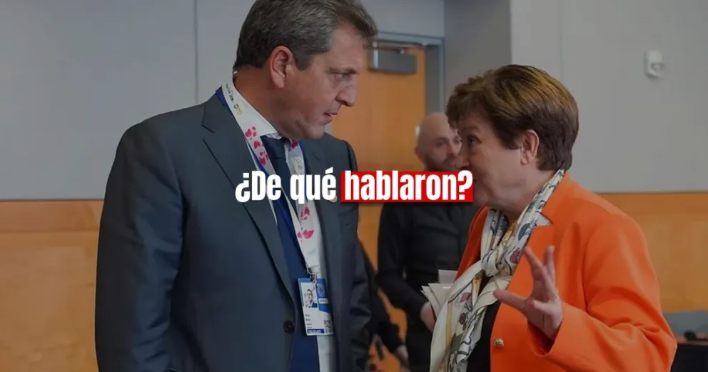 Massa y Georgieva se reunieron para reformular el acuerdo vigente 