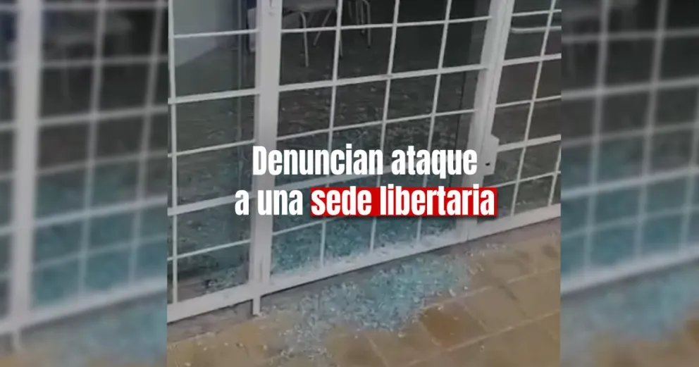 Rawson: apedrearon el local de un candidato libertario sanjuanino