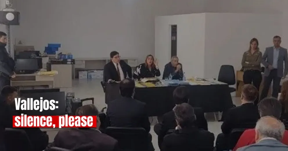 Vallejos reclamó por los símbolos de Milei y le denegaron la palabra