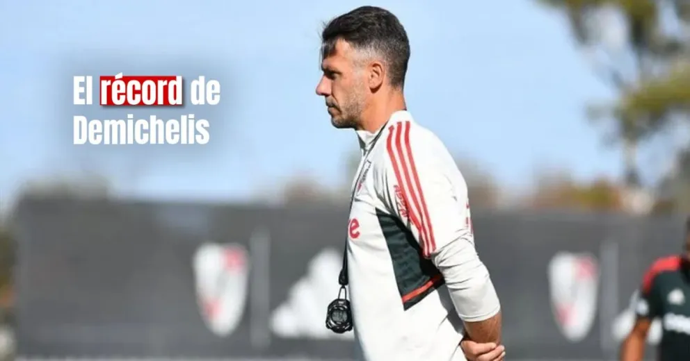 River sigue de racha y Demichelis ya empezó a sumar récords