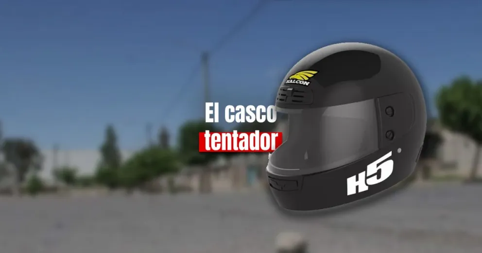 Un joven fue detenido por robar un casco 