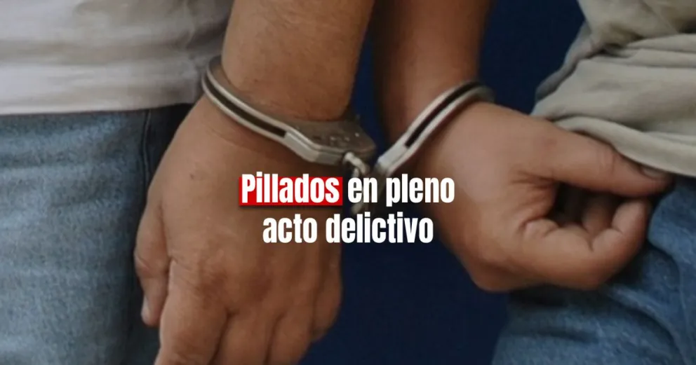 Dos ladrones fueron atrapados cuando intentaban robar en una casa de Capital 
