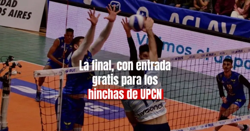 La final del vóley, con entrada gratis para los hinchas de UPCN