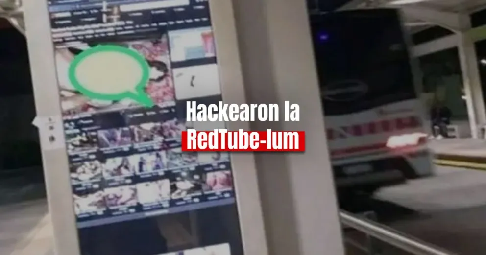 Una pantalla de la RedTulum estuvo reproduciendo contenido pornográfico 