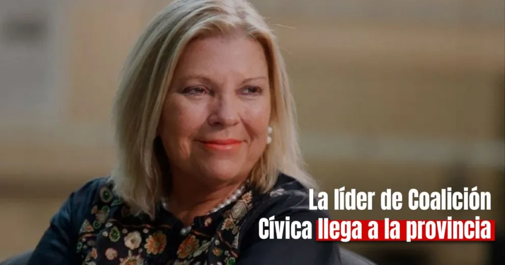 Lilita Carrió llega a la provincia previó a las elecciones del 14 de mayo 