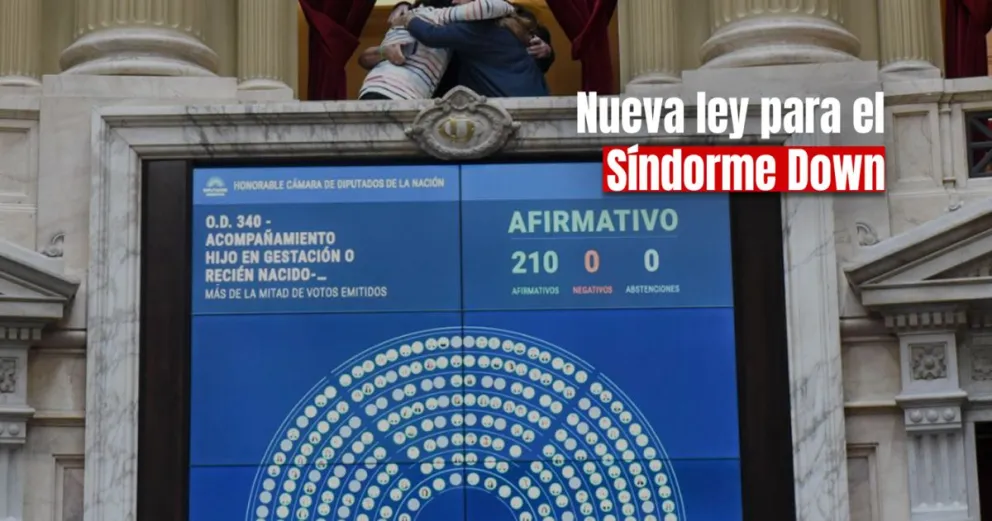 El acompañamiento a familias de personas que reciben diagnóstico de Trisomía 21 ya es ley