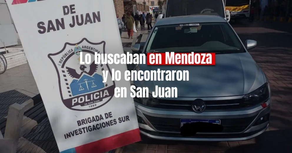 En San Juan encontraron un auto que tenía pedido de secuestro en la provincia de Mendoza.