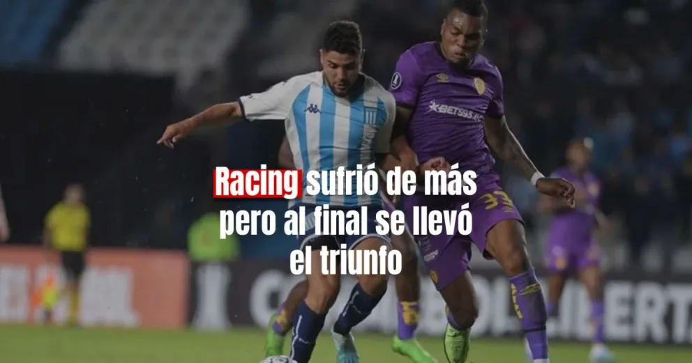 Racing ganaba, se lo empataron y sobre el final se impuso