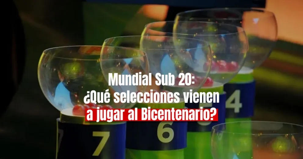 Se viene el sorteo del Mundial Sub 20 y se sabrá que selecciones jugarán en San Juan