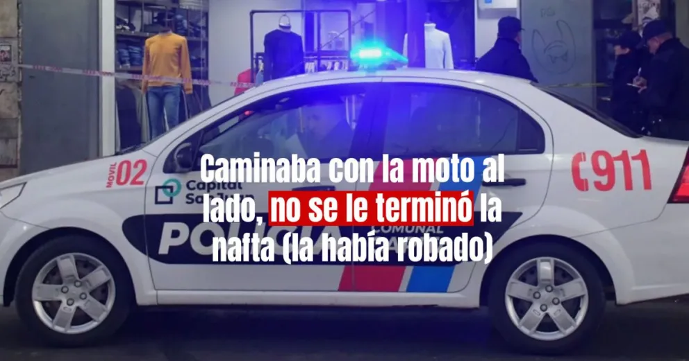Se robó una moto estacionada, huyó caminando y lo detuvieron 