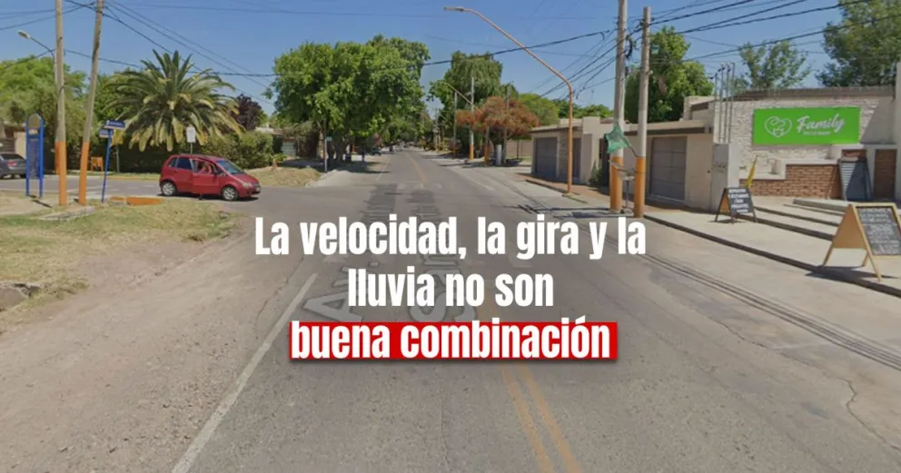 Se dieron vuelta y tuvieron que ser rescatados por bomberos 