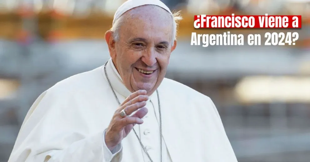 Aseguran que el Papa Francisco vendría a Argentina en 2024