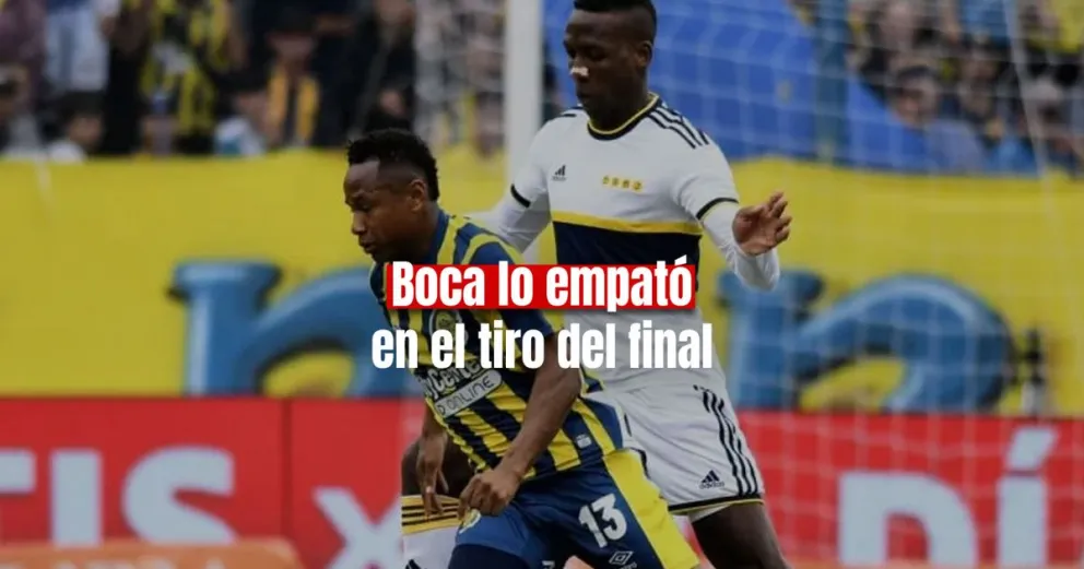 Boca y un agónico empate ante Central
