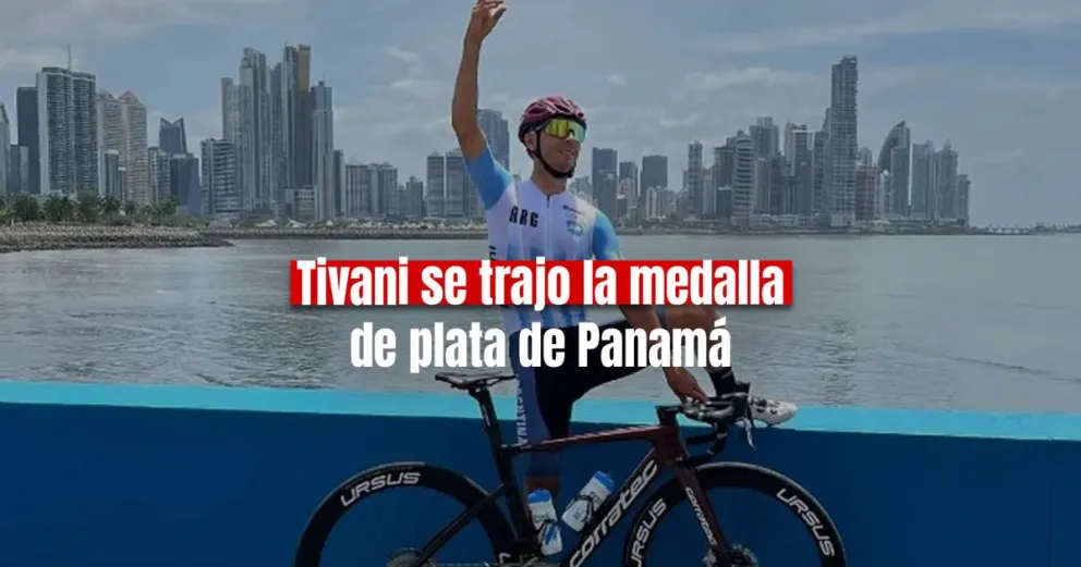 Nicolás Tivani obtuvo la medalla de plata en el Panamericano de Ruta 