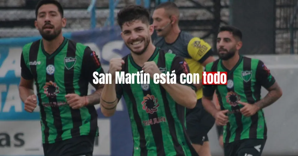 San Martín ganó por goleada y sumó puntos claves
