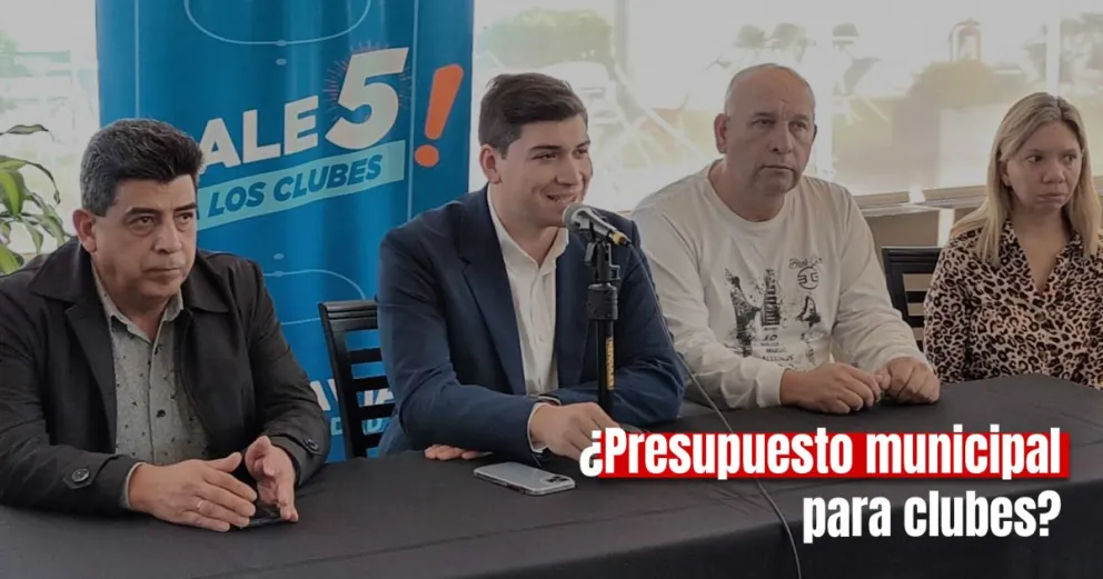 Un candidato a intendente de Rivadavia propone destinar fondos municipales a clubes deportivos