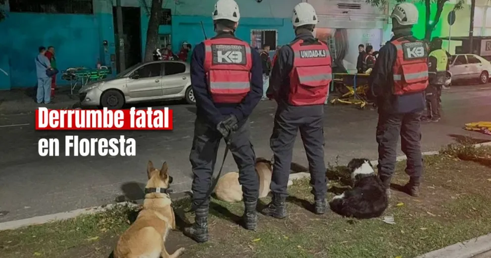 Derrumbe fatal: murieron una nena de 12 años y un hombre