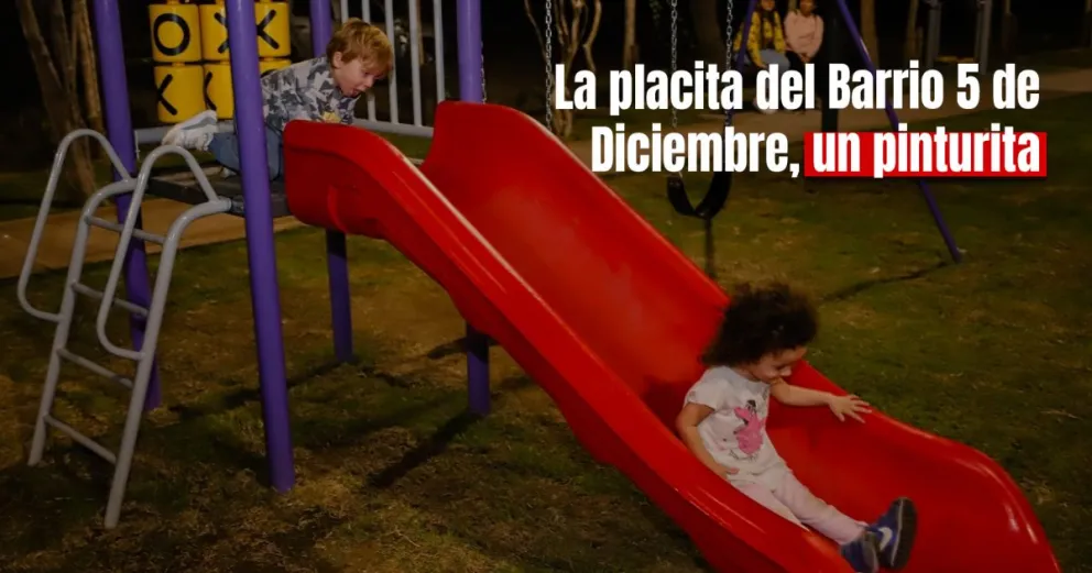 El Barrio 5 de Diciembre estrenó plaza nueva 