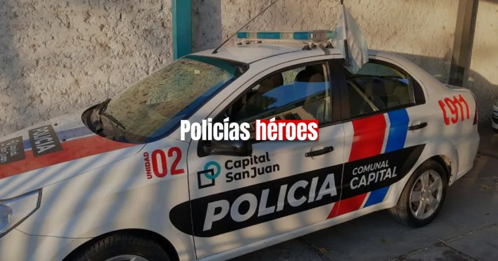 Policías le salvaron la vida a un bebé que se ahogó en Rawson