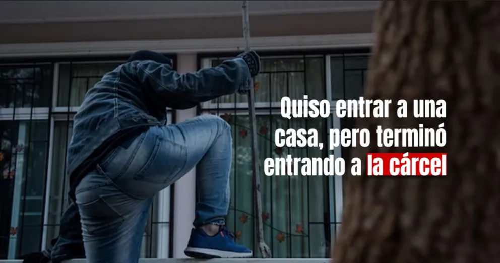 Entró a robar a una casa y ahora deberá pasar casi 4 años tras las rejas