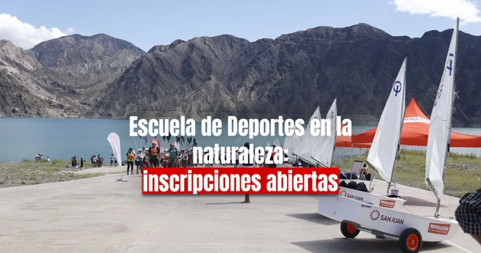 La Escuela de Deportes en contacto con la naturaleza continúa con sus actividades en el Dique Punta Negra  