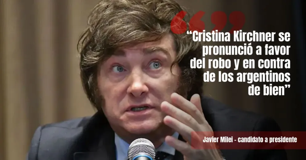 Javier Milei le respondió a CFK tras su discurso