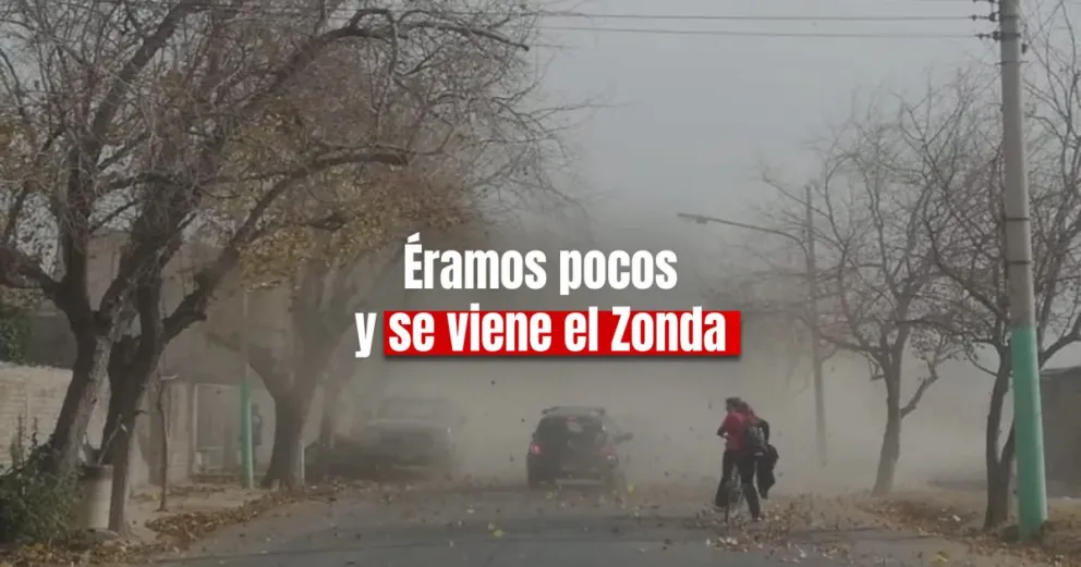 Emitieron un alerta por viento zonda