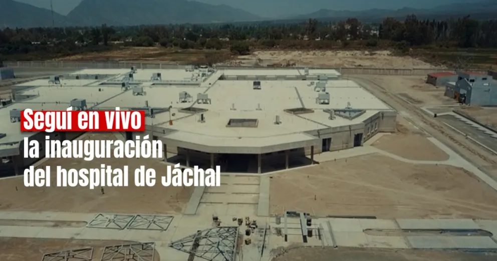 Mirá en vivo la inauguración del Hospital  de Jáchal