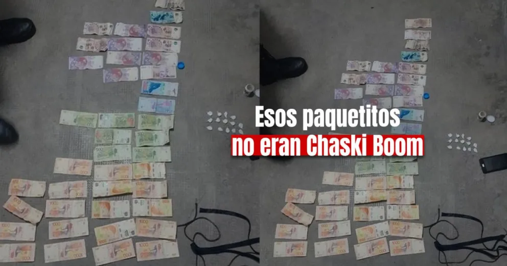 Atraparon a un hombre que llevaba varios envoltorios con cocaína