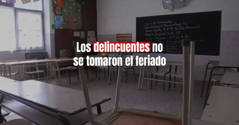 Entraron a robar a un colegio de Chimbas, aprovechando el feriado