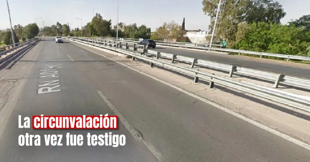 Un joven de 18 años chocó en Avenida Circunvalación.