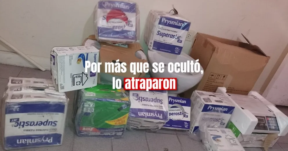 Policías detuvieron a un hombre que robó en un depósito de Capital 