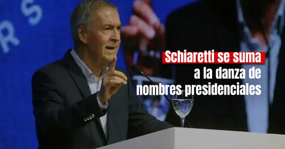 El gobernador Juan Schiaretti confirmó que será precandidato a presidente