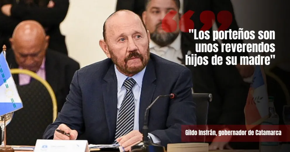 Gildo Insfrán y una polémica frase contra los porteños