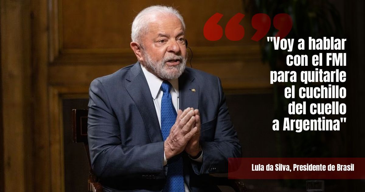 Lula se comprometió a interceder por Argentina ante el FMI