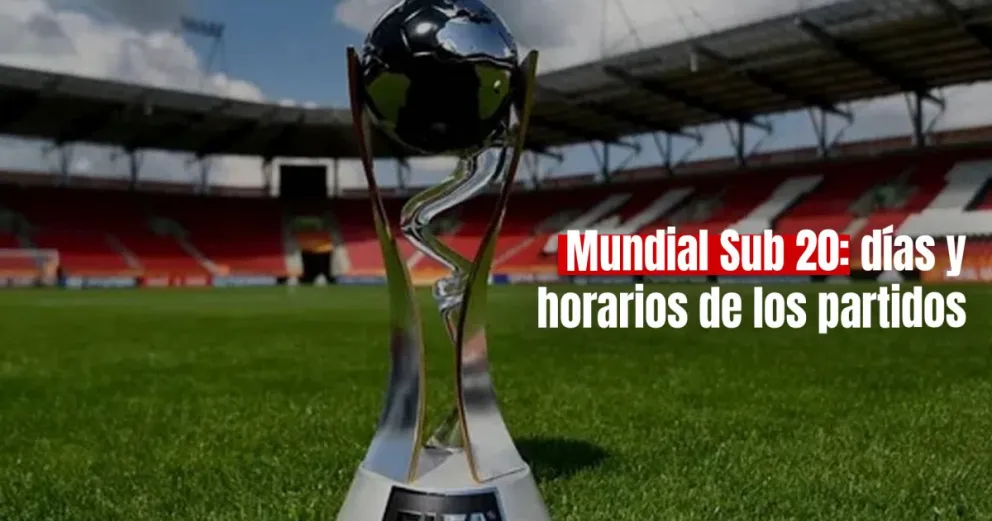 La FIFA publicó el fixture del Mundial Sub 20
