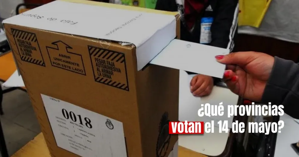 Unas cinco provincias votarán el próximo 14 de mayo 