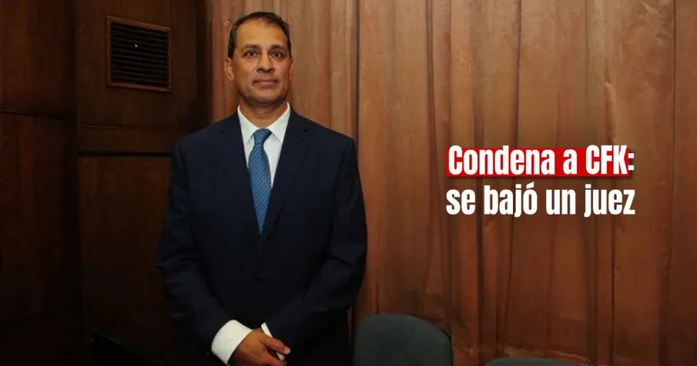 Uno de los jueces que debía revisar la condena CFK se apartó del caso