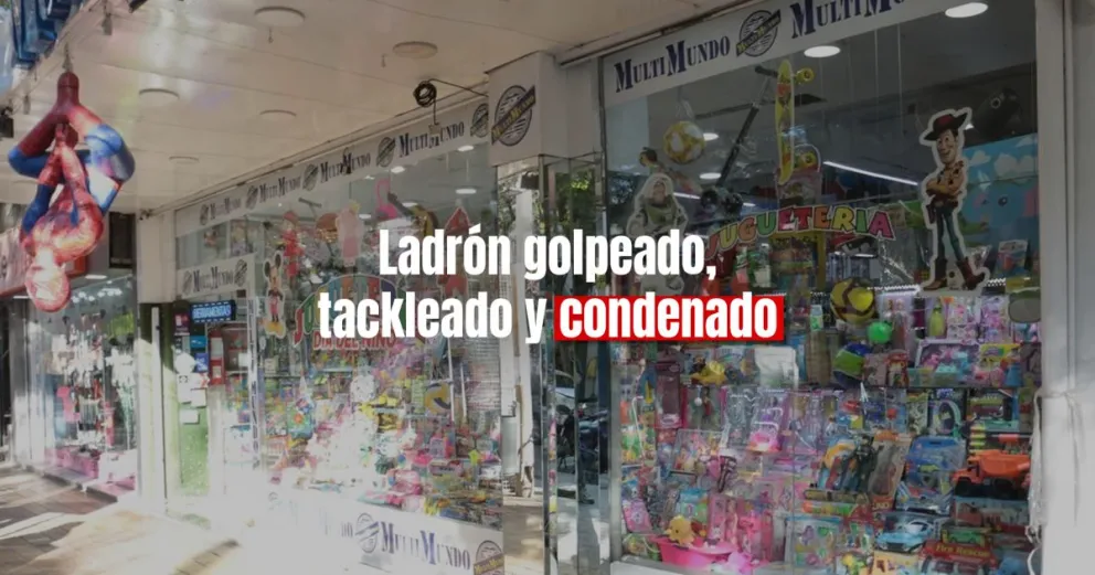 Robó en un comercio céntrico y lo detuvieron los empleados