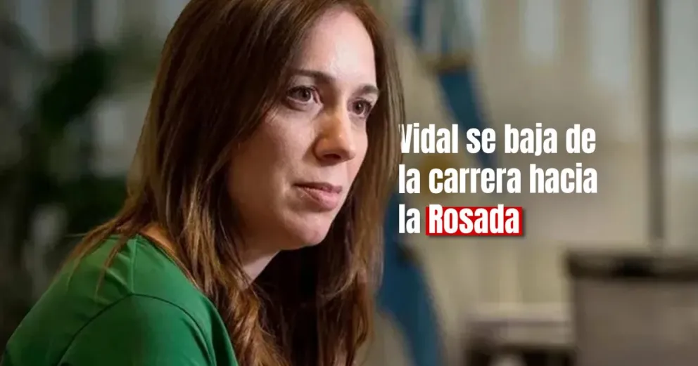 María Eugenia Vidal confirmó que no será precandidata a presidenta