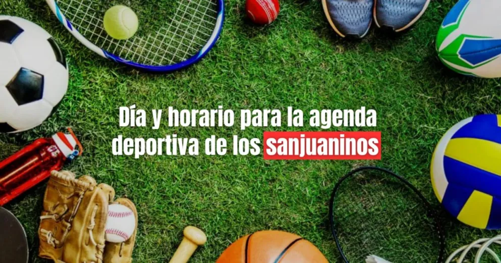 Actividad deportiva del fin de semana para los sanjuaninos 