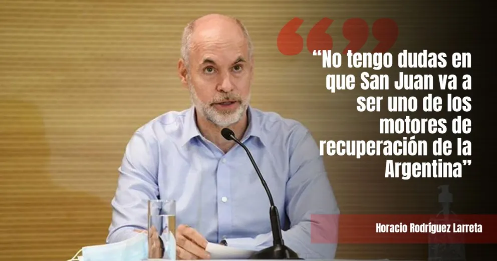 ¿Qué dijo Larreta en su paso por San Juan?