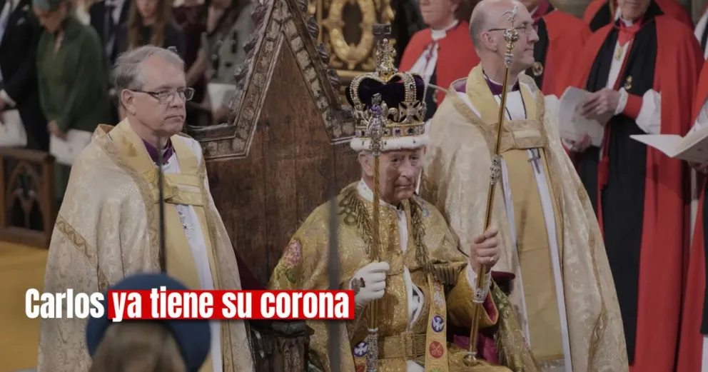 Coronaron al rey Carlos III de Inglaterra