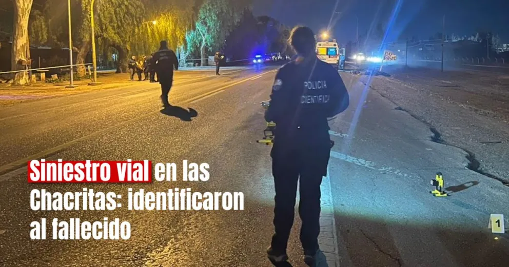 Las Chacritas: identificaron al motociclista que fue encontrado sin vida en la ruta 20