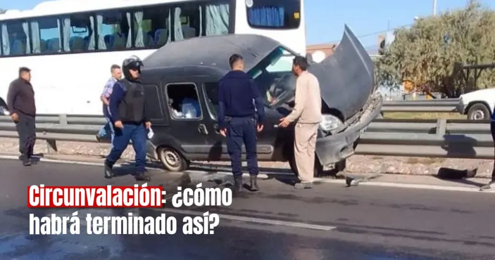 Estrepitoso accidente en la Avenida Circunvalación