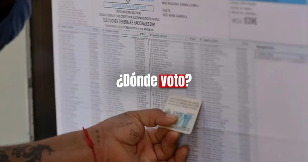 Los sanjuaninos pueden consultar el padrón electoral para saber dónde votar 